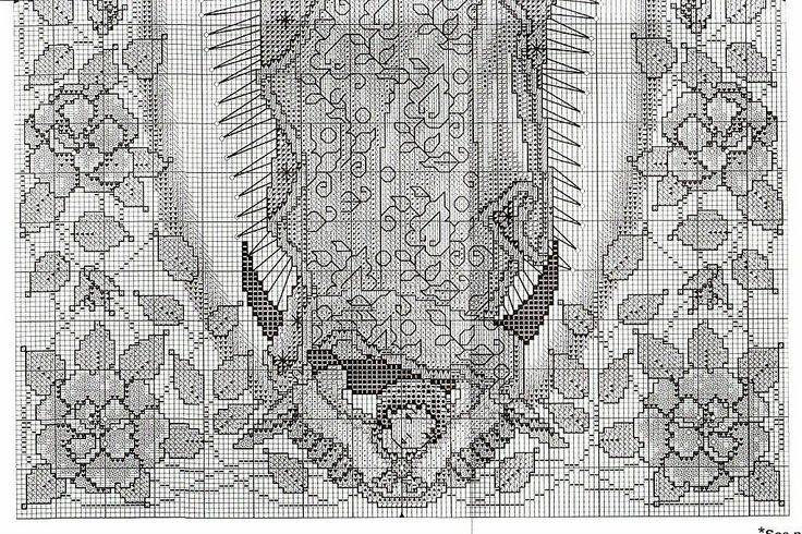 Virgen de Guadalupe 1 | imagenes religiosas a punto de cruz ...