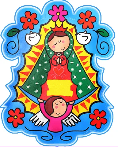 Virgen de Guadalupe infantil - Imagui