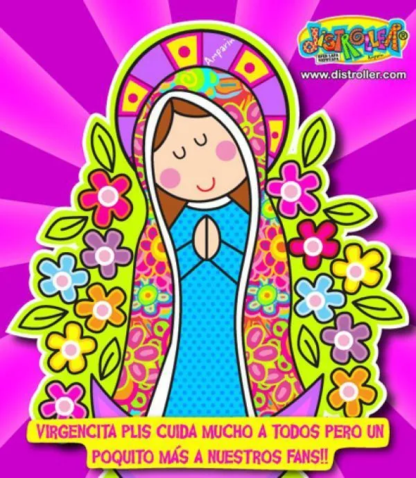 Virgen porfis en caricatura - Imagui | Virgenes | Pinterest