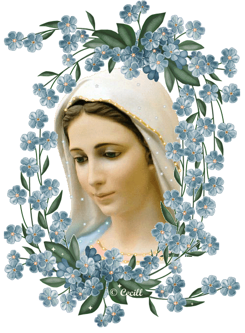Virgen maria animada de niña - Imagui