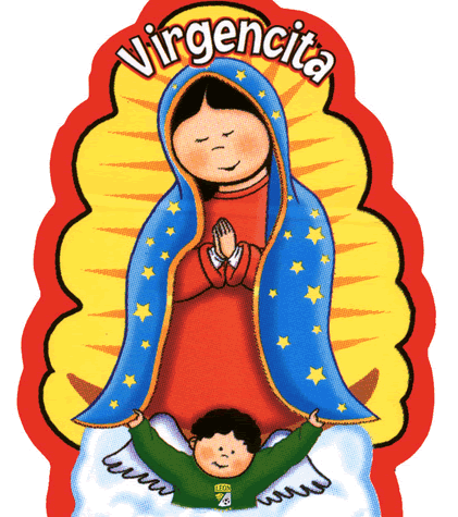 Dibujo virgen maria para niños - Imagui