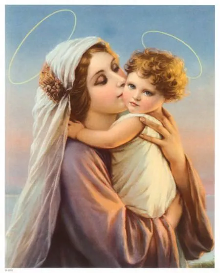 La Virgen María y el niño Jesús | Compartiendo por amor