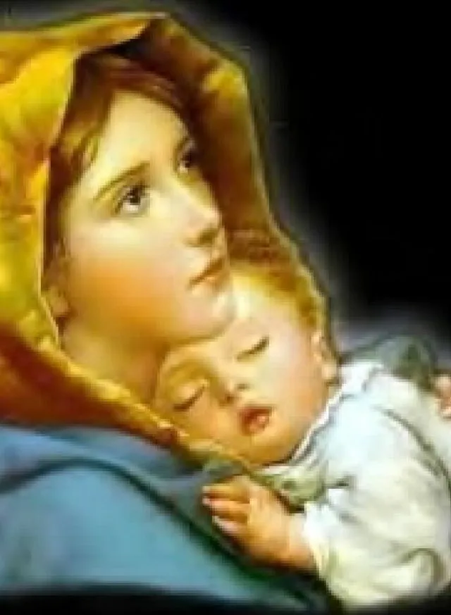 La Virgen Maria y el niño Jesus | Hermandades de la Recoleccion