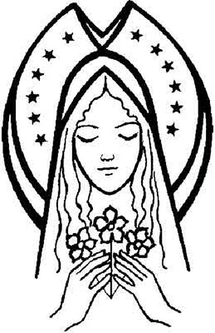 VIRGEN MARÍA, RUEGA POR NOSOTROS : IMAGENES VIRGEN MARIA PARA COLOREAR VIRGEN MARÍA, RUEGA POR NOSOTROS : IMAGENES VIRGEN MARIA PARA COLOREAR