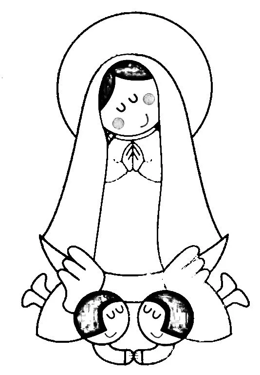 Rostro de la virgen maria para pintar - Imagui