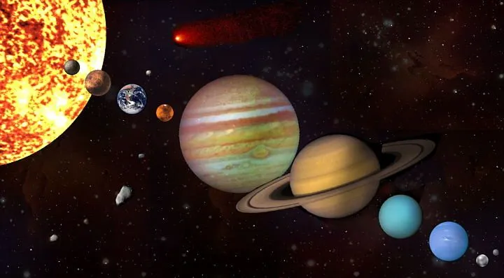 Vistas del sistema Solar (
