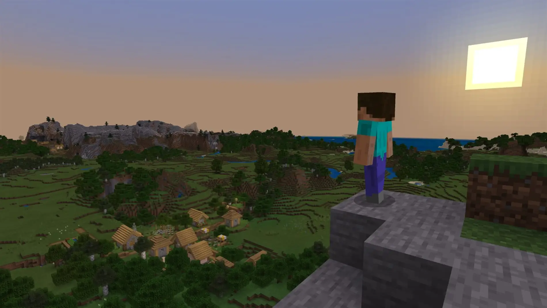 Lo nunca visto: construyen un pueblo al estilo Minecraft en la vida real
