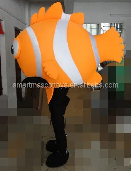 Vivid de dibujos animados Nemo clow fish traje de la mascota de ...