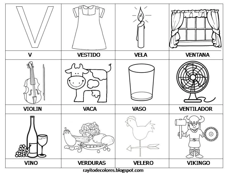 Vocabulario con imágenes para niños. Vocabulario con imágenes para niños.