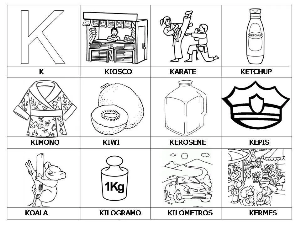 Vocabulario con imágenes para niños. Vocabulario con imágenes para niños.
