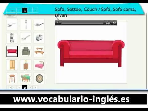 Vocabulario de Ingles en Casa (http://www.vocabulario-inglés.es ...