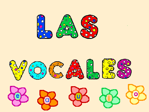 Dibujos de vocales animados - Imagui