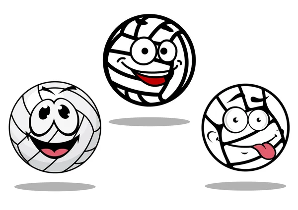 Voleibol dibujos animados feliz — Vector stock © Seamartini #58235469