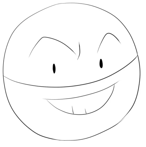 Voltorb Coloring page | Free Printable Coloring Pages