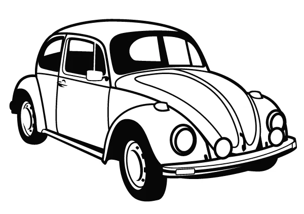 VW Beetle Vector | Creative Alys