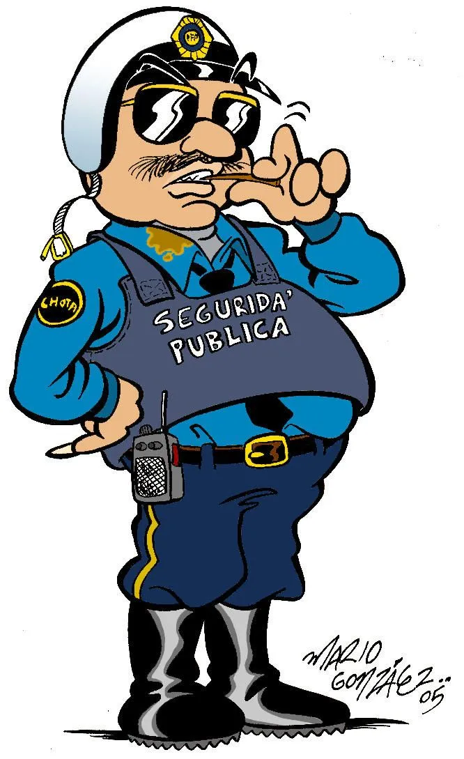 Caricatura de policias - Imagui