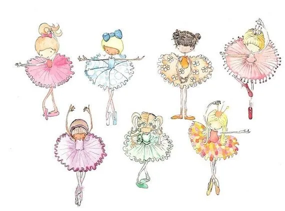Wallpaper bailarinas de ballet dibujo - Imagui