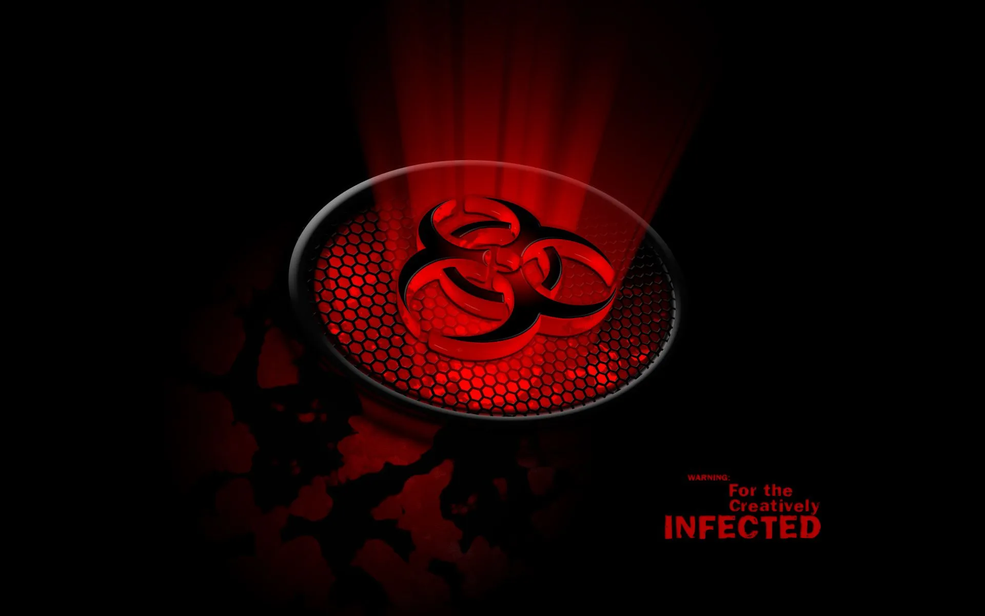 Wallpapers For > Red Biohazard Wallpaper Wallpapers For > Red Biohazard Wallpaper