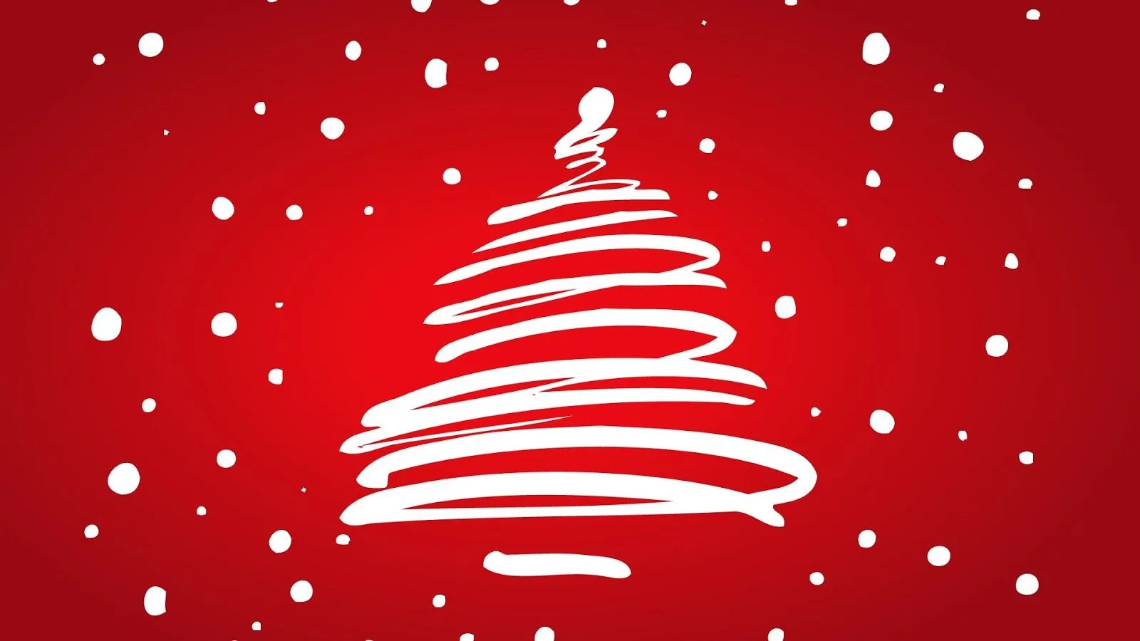 Wallpapers de Navidad - Feliz Navidad - Fondo rojo con árbol ...