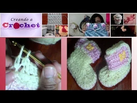 Watch Botines Para Beb Reversibles Tejidos En Crochet Full Online