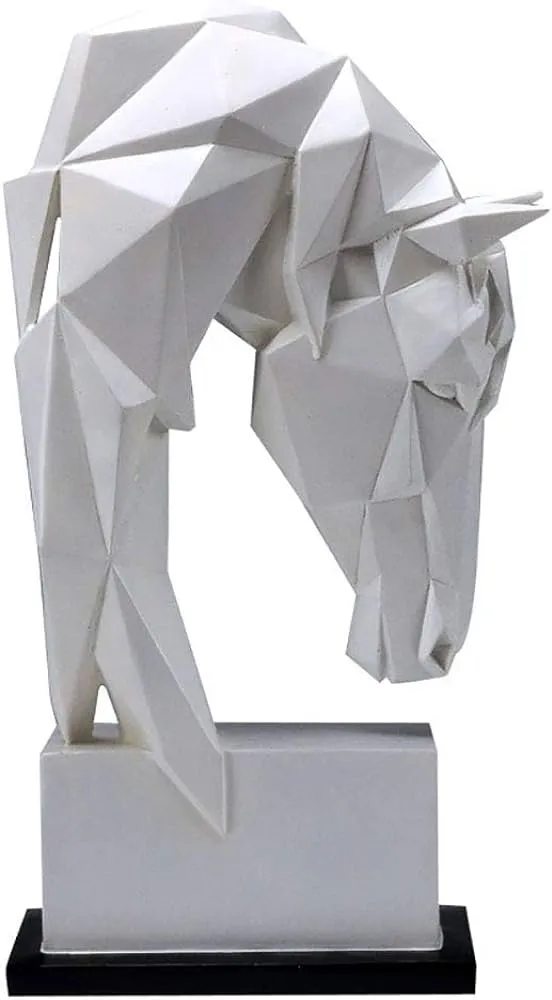 WEIZI Figuras de Animales geométricas en 3D estatuas Modernas de Cabeza de Caballo esculturas de Busto de Caballo de Resina decoración del hogar Adornos de Escritorio para gabinete de Oficina : Amazon.com.mx: WEIZI Figuras de Animales geométricas en 3D estatuas Modernas de Cabeza de Caballo esculturas de Busto de Caballo de Resina decoración del hogar Adornos de Escritorio para gabinete de Oficina : Amazon.com.mx: