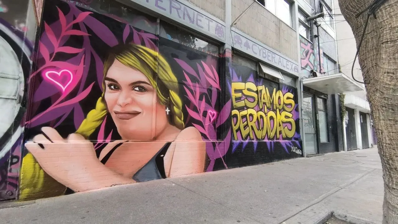 Wendy ya tiene mural en CDMX | Yucatán al Minuto