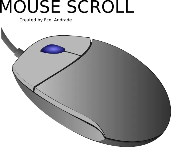 Wheel Mouse Clip Art at Clker.com - vector clip art online ...