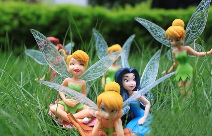 Wholesale High Quality PVC 6 pcs Tinkerbell Fairy Adorable Figures ...