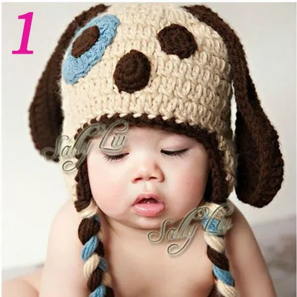 Wholesale Niños Gorros Animal Diseño Crochet sombrero del bebé a ...