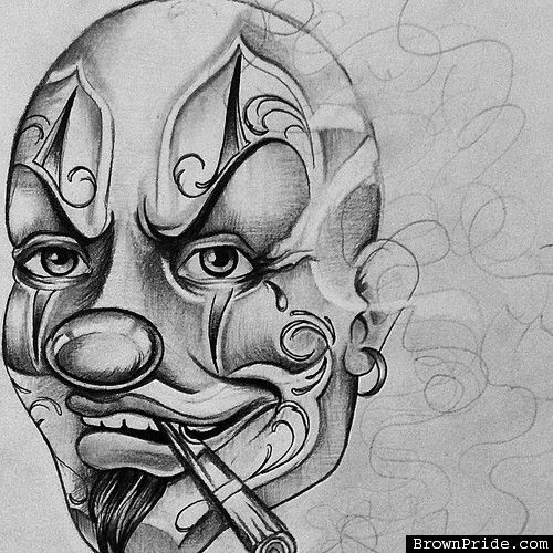 Wicked Joker Clown Chicano Arte and Graphics | Mexican | Pinterest Wicked Joker Clown Chicano Arte and Graphics | Mexican | Pinterest
