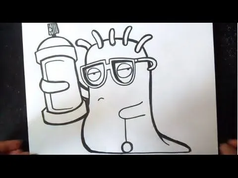 wie zu zeichnen ein Monster Graffiti - YouTube