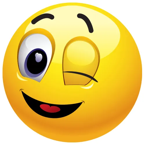 Winking Emoticon - Facebook Symbols and Chat Emoticons - ClipArt ...