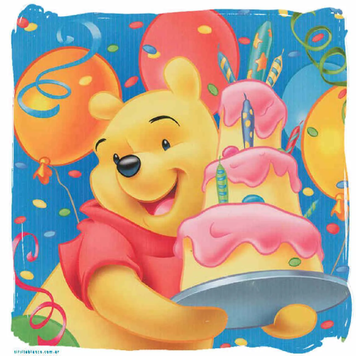 Winnie Pooh para armar y regalar | Feliz Cumpleaños | Tarjetas de ...