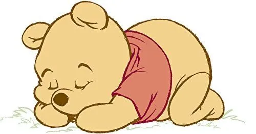 Dibujo de Winnie Pooh bebé de enamorado - Imagui