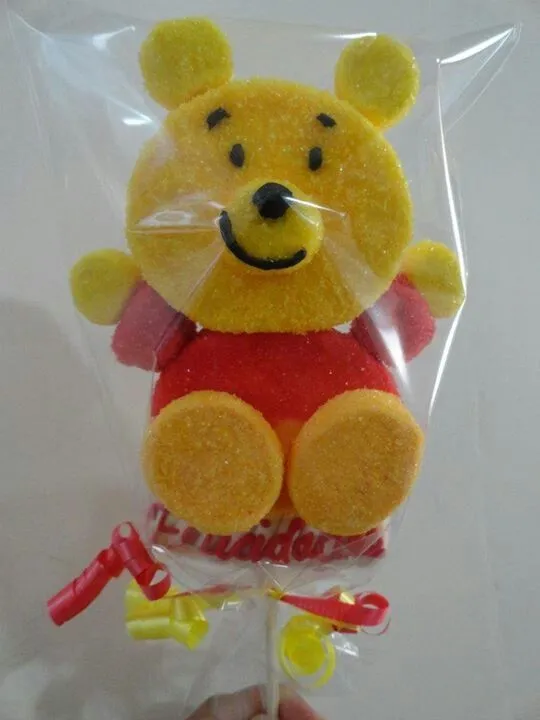 Winnie pooh | Marshmallow pops | Pinterest | Marshmallows