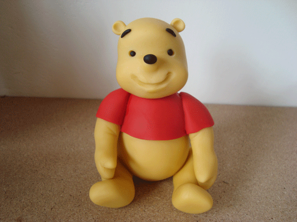 Como hacer a Winnie Pooh con porcelana fria - Imagui