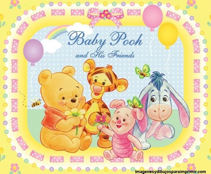 winnie the pooh bebe para imprimir-Imagenes y dibujos para imprimir