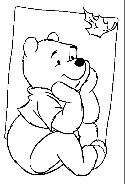 Dibujo para colorear Winnie Pooh - Imagui