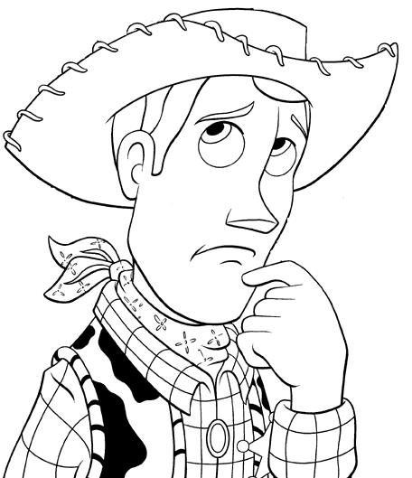 Toy Story para colorear woody - Imagui