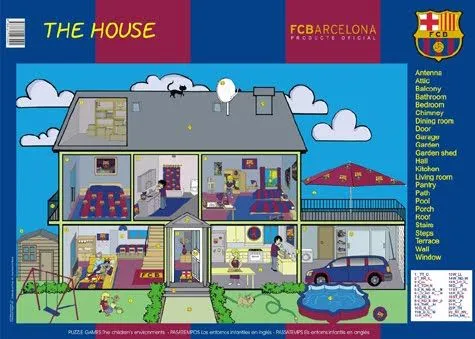 La casa y sus dependencias para preescolar - Imagui