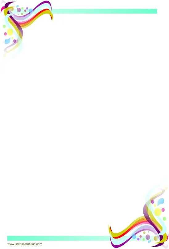 www.lindascaratulas.com: CARATULAS BORDES DE COLORES www.lindascaratulas.com: CARATULAS BORDES DE COLORES