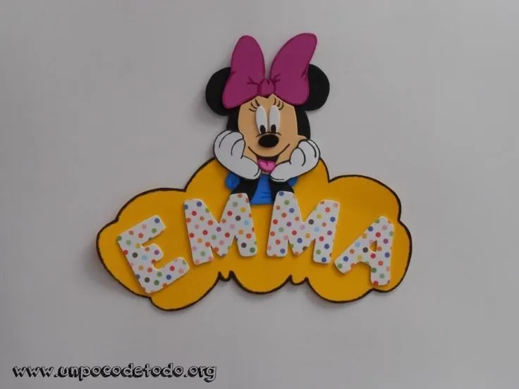 www.unpocodetodo.org - Cartel de Minnie para Emma - Carteles ...
