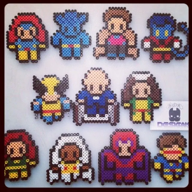 X-Men Marvel hama beads by diego_wop | Super Sprites! | Pinterest