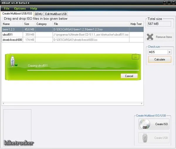 XBoot v1.0 beta 14 [Crea Unidades USB o DVD multiBooteables ...