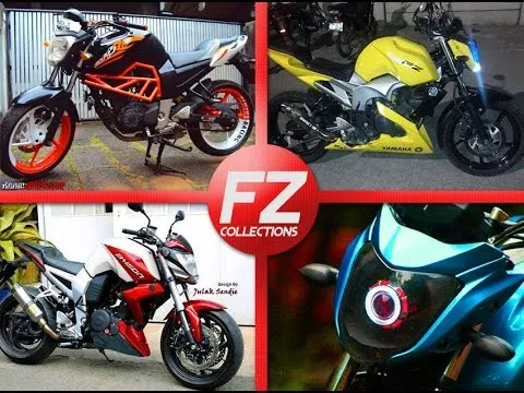 Yamaha FZ-16 and FZ-S PART-2 ( modified 20 models ) - YouTube Yamaha FZ-16 and FZ-S PART-2 ( modified 20 models ) - YouTube
