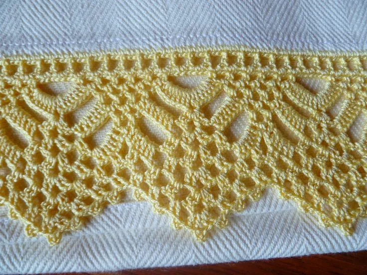 yellow dish cloth #crochet #kitchen https://www.facebook.com ...