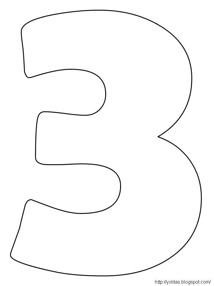 Yolitas Decoraciones: Los numeros para colorear y recortar Yolitas Decoraciones: Los numeros para colorear y recortar