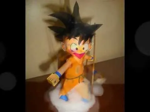 Young Son Goku Papercraft Model, with music video.wmv - YouTube