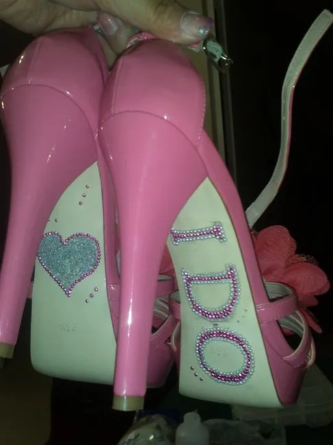 Zapatillas con frases - Foro Manualidades para bodas - bodas.com.mx
