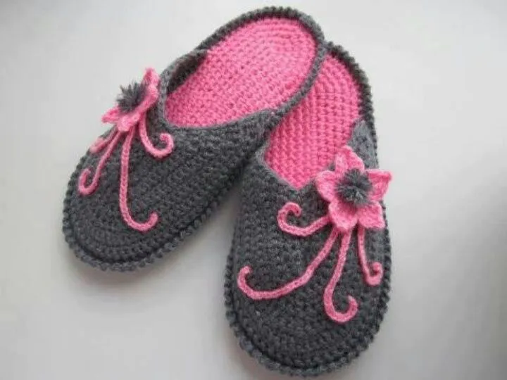 Zapatillas crochet | manualidades | Pinterest | Crochet and Photos